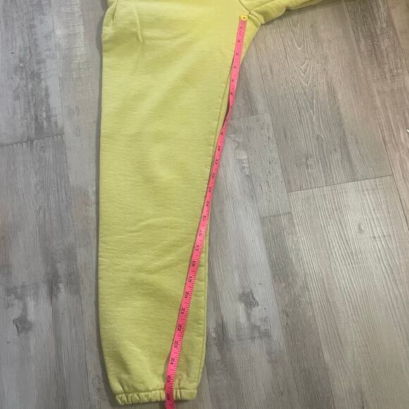 Revolve Morgan Stewart Sport Sweatpants in Lemon Lime size Small - Picture 6 of 13